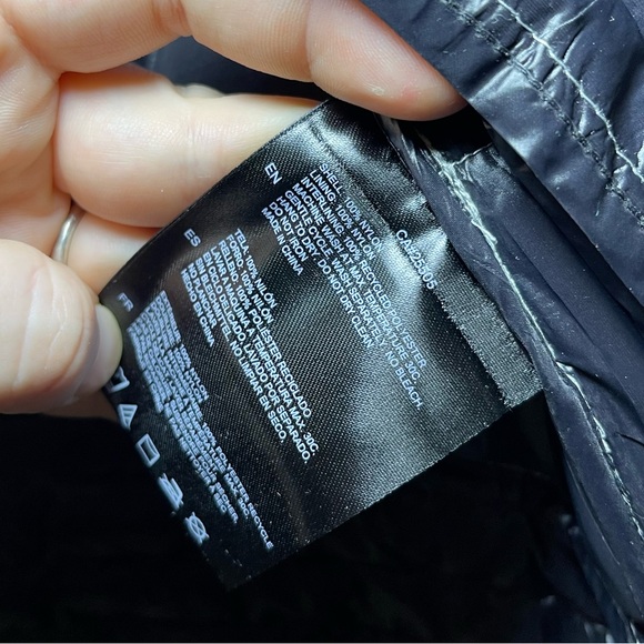 Noize NWT Melanie Metallic Silver Puffer Jacket in size M - Picture 8 of 8